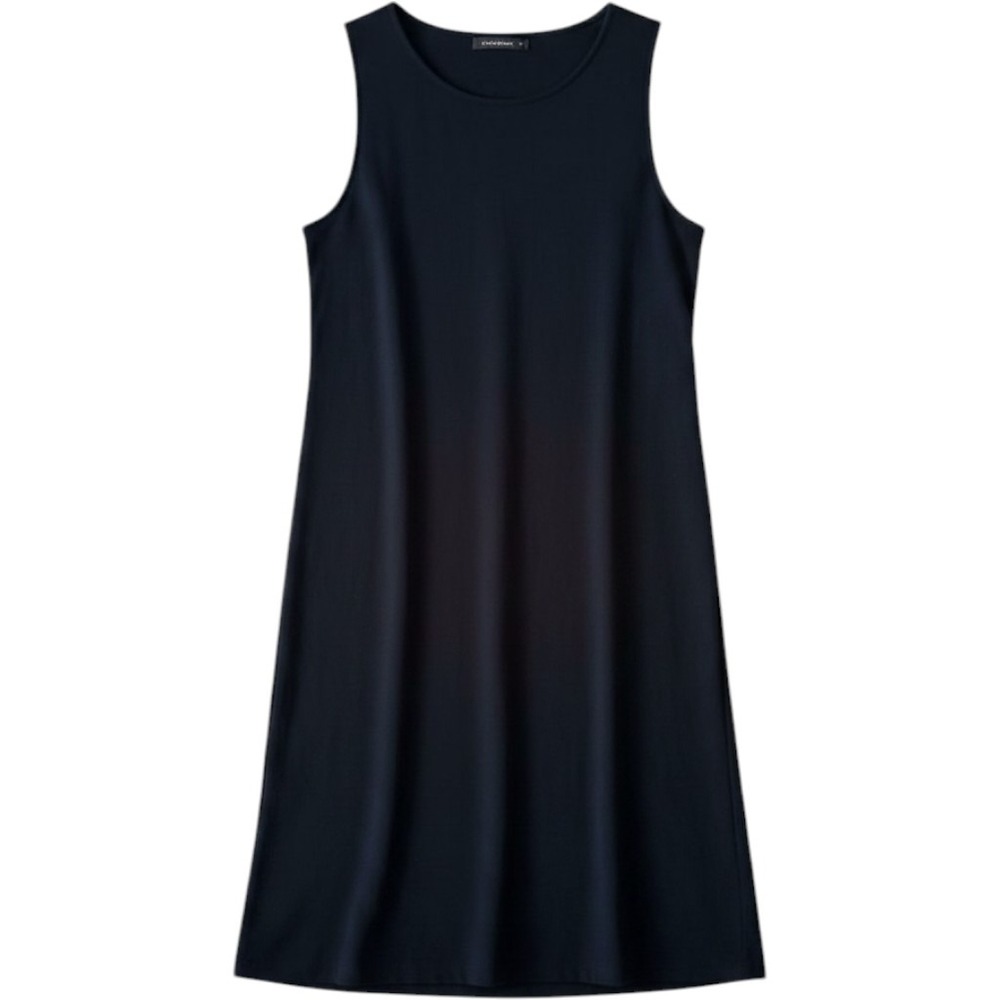 J. Jill Wearever Shift Dress S Petite Navy Blue Tiered Back Minimalist
